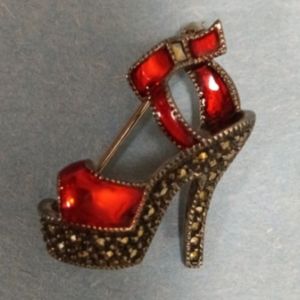 Red Stiletto Pin